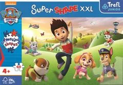 Trefl Puzzle Super Shape XXL Paw Patrol: Mosolygó kutyák 60 db