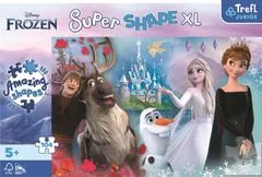 Trefl Puzzle Super Shape XL Ice Kingdom 2: Anna és Elsa világában 104 darab