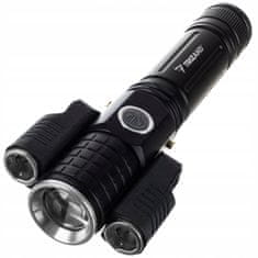 Trizand 18369 zseblámpa T6 2 LED CREE XPE ZOOM