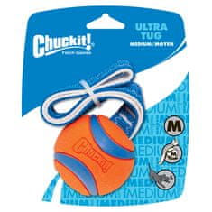 Chuckit! Nyéllel ellátott kutyalabda a kényelmes dobáshoz Chuckit Ultra Tug M