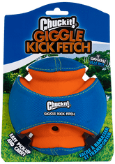 Chuckit! Nagyszerű labda kutyák számára könnyű fogással és hanggal Chuckit Giggle Kick Fetch sm