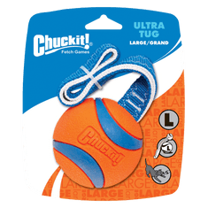 Chuckit! Nyéllel ellátott kutyalabda a kényelmes dobáshoz Chuckit Ultra Tug L