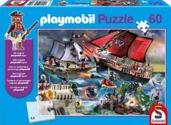 Schmidt Puzzle Playmobil kalózok 60 darab + Playmobil figura