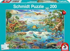 Schmidt Puzzle Dinoszauruszok világa 200 darab