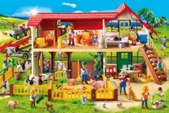 Schmidt Puzzle Playmobil Farm 100 darab + Playmobil figura