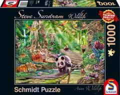 Schmidt Wildlife Puzzle: Ázsia állatai 1000 darab