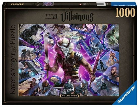 Ravensburger Puzzle Marvel gonosztevő: Killmonger 1000 darab