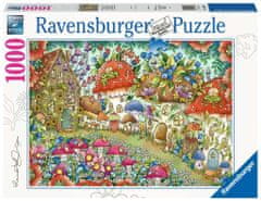 Ravensburger Puzzle Aranyos gombaházak a virágos réten 1000 darab