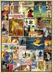EuroGraphics Vintage kerékpáros plakátok puzzle 1000 darab