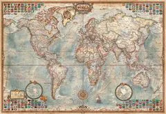 EDUCA Miniatűr puzzle Politikai világtérkép 1000 darab