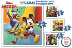 EDUCA Puzzle Mickey és barátai 4in1 (12,16,20,25 darab)