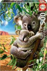 EDUCA Puzzle Koala babával 500 darabos puzzle