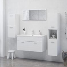 Greatstore fehér forgácslap fürdőszobaszekrény 30 x 30 x 130 cm