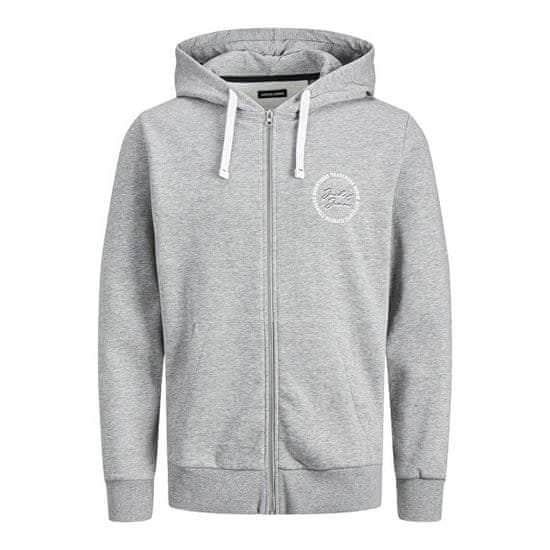 Jack&Jones Férfi melegítőfelső JSTAMP Regular Fit 12211515 Light Grey Melange