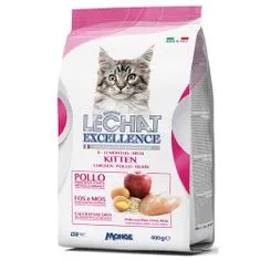 Monge LECHAT EXCELLENCE KITTEN 400g 35/15 szuperprémium kölyökmacskatáp