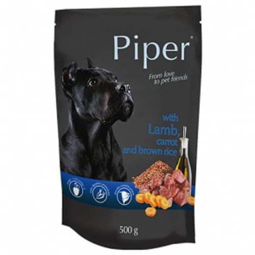 Piper ADULT 500g alutasak kutyáknak bárányhússal, sárgarépával és barna rizzsel