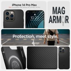 Spigen SPIGEN MAG ARMOR IPHONE 14 PRO MAX MATTE FEKETE