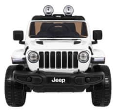 RAMIZ Jeep Wrangler Rubicon fehér akkumulátoros autó