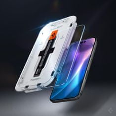 Spigen EDZETT ÜVEG SPIGEN GLAS.TR "EZ FIT" 2 CSOMAGOS IPHONE 14 PRO CLEAR