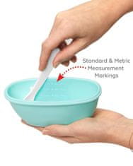 Skip hop tál kanállal, Easy Serve Teal 240 ml, 3m+, 3m+