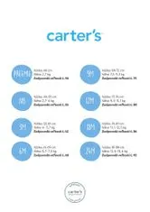 Carter's Body rövid ujjú egyszínű fiú 5db 12m 12m