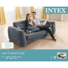 Intex sötétszürke kihúzható fotel 203 x 231 x 66 cm 92573