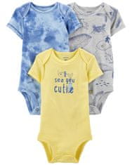 Carter's Body rövid ujjú kék Ocean Boy 3db 18m 18m