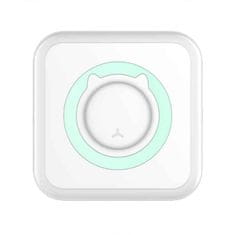 PrimePick Mini okos nyomtató, hordozható nyomtató Bluetooth funkcióval minden zsebbe, zsebnyomtató minden okostelefonhoz (iOS, Android), fényképek, jegyzetek és listák nyomtatásához, praktikus, PrintStar