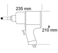 shumee BÉTA ÜZEMELTETÉS 1/2 "1750 Nm 1927P