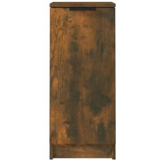 shumee 2 db füstös tölgy színű szerelt fa tálalószekrény 30x30x70 cm