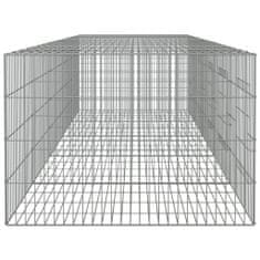 shumee 5 paneles horganyzott vas nyúlketrec 273x79x54 cm