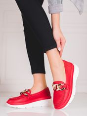 Vinceza Női félcipő 90862, piros árnyalat, 37