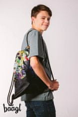 BAAGL 3 SET Skate Batman Comics: hátizsák, tok, táska, táska