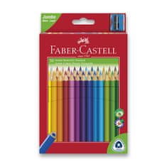 Faber-Castell Junior háromszögletű zsírkréták 30 szín + hegyező