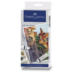 Faber-Castell olajfestékek 12 szín, tubus 9 ml