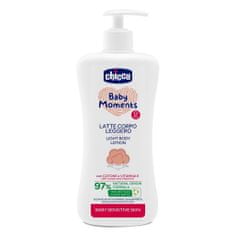 Chicco Baby Moments Sensitive 97%-os természetes testápoló tej 500 ml