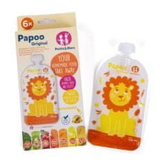 Petite&Mars Élelmiszer tasak Papoo Lion - 6 db