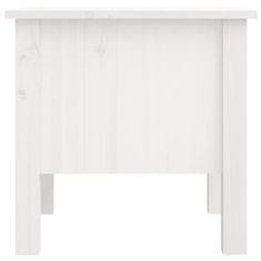 shumee fehér tömör fenyőfa kisasztal 40 x 40 x 39 cm
