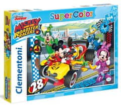 Clementoni Puzzle Supercolor Mickey Racer/104 darab