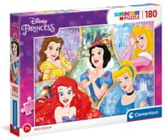 Clementoni Puzzle A legszebb Disney hercegnők 180 darab