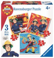 Ravensburger Puzzle Fireman Sam 3in1 (25,36,49 darab)