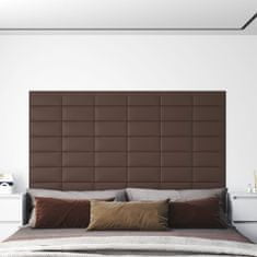 Greatstore 12 db barna műbőr fali panel 30 x 15 cm 0,54 m²