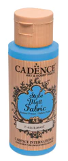 Cadence Style matt szövet textilfesték - királykék / 50 ml