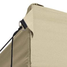 shumee krémszínű összecsukható sátor 3 fallal, 3 x 4,5 méter