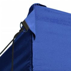 Greatstore kék összecsukható sátor 3 fallal, 3 x 4,5 méter