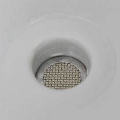 Vidaxl szürke hordozható kemping WC és kézmosó állvány 30140