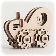 CuteWood fából készült 3D-s traktor puzzle