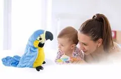 CoolCeny Interaktív beszélő papagáj - Talking Parrot - Kék