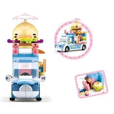 Sluban Girls Dream M38-B0993B Mobil hamburger bolt