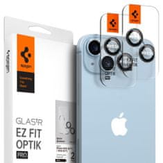 Spigen KAMERA BURKOLAT SPIGEN OPTIK.TR ”EZ FIT” KAMERA VÉDŐ 2 CSOMAGOS IPHONE 14/14 PLUSZ FEKETE